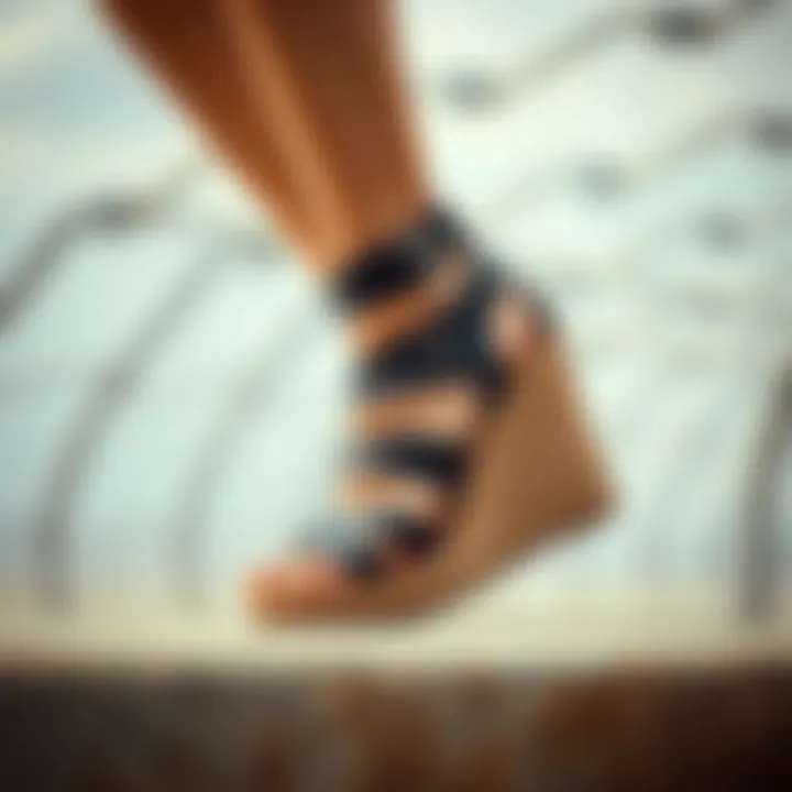 Magnificent Exploring Black Wedge Gladiator Sandals: A Fashion Statement