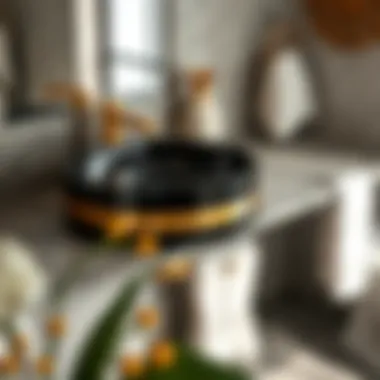 Magnificent The Aesthetic and Practicality of Black and Gold Bathroom Sinks Magnificent The Aesthetic and Practicality of Black and Gold Bathroom Sinks