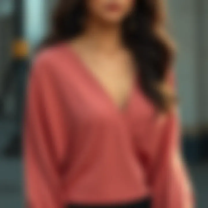Magnificent The V Neck Batwing Top: A Modern Fashion Essential