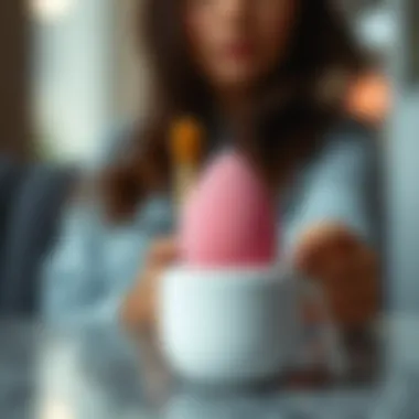 Convenient travel-friendly beauty sponge case features