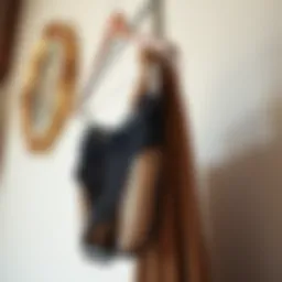 Elegant lifting panties displayed on a stylish hanger