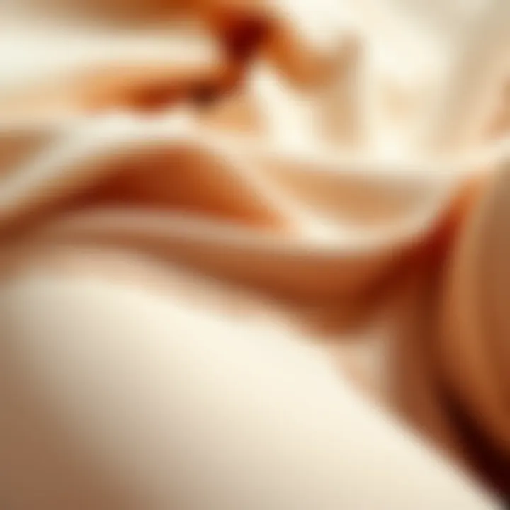 Close-up of various fabric textures used in lifting panties