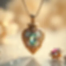 Elegant birthstone urn necklace showcasing intricate design and personalization