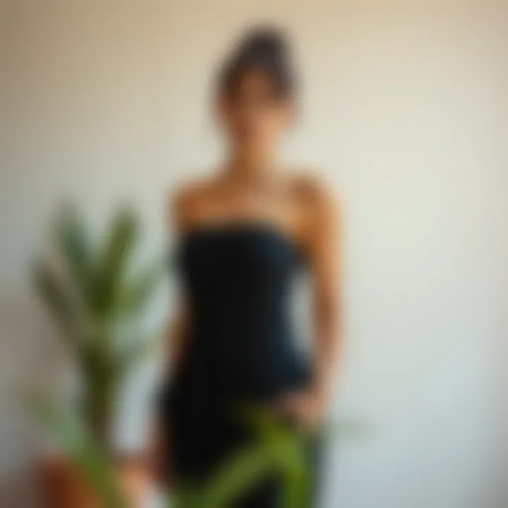 Sustainable care tips for maintaining a black tube top jumpsuit