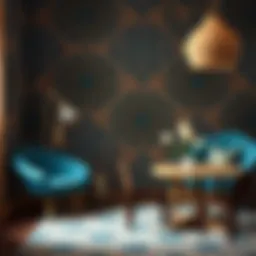 Bohemian contact paper showcasing intricate patterns