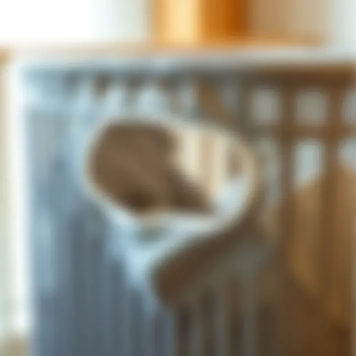 Breathability of Mesh Material in Laundry Baskets A close-up view highlighting the breathability of mesh material in a laundry basket