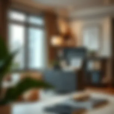 Chic Organization: Flip Top Storage in a Modern Living Space Stylish flip top storage box organized in a chic living space