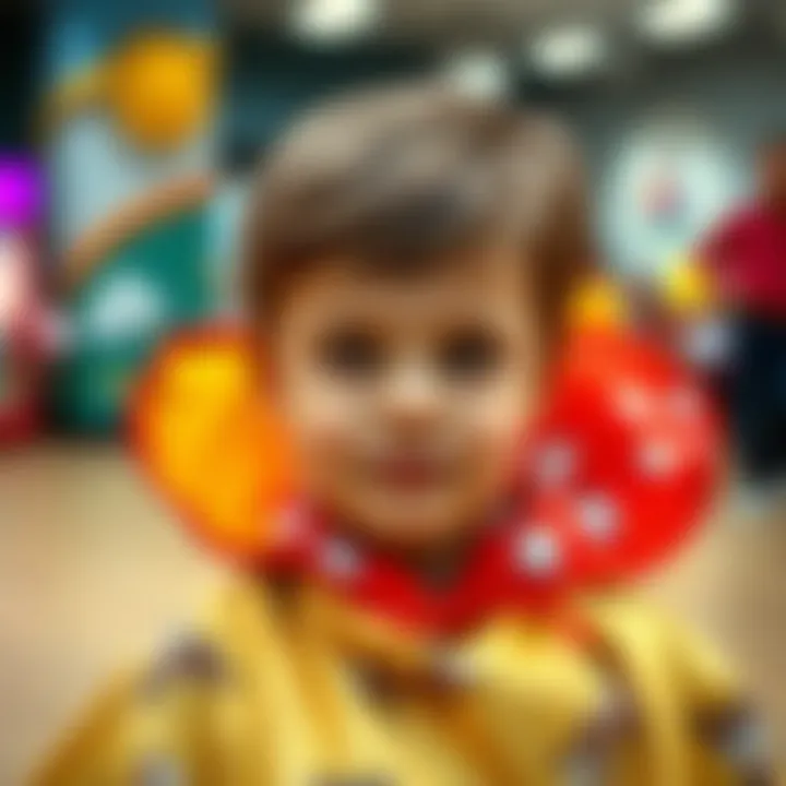 Vibrant Styles of Children's Barber Capes Colorful children's barber cape featuring playful designs