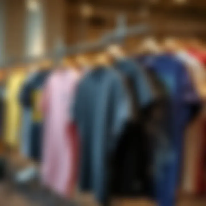 Exploring Diverse Styles of 1X T-Shirts Diverse styles of 1X t-shirts on display