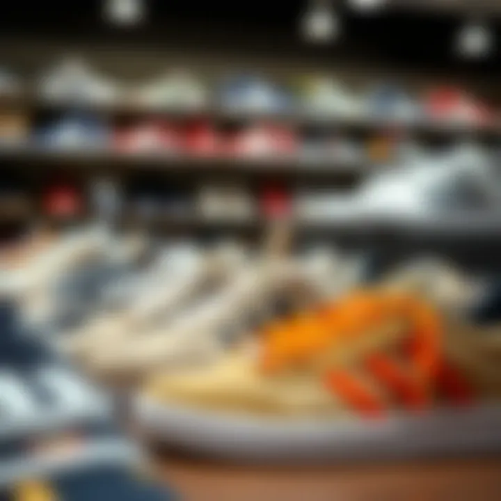 Stylish array of Academy sports shoes displayed