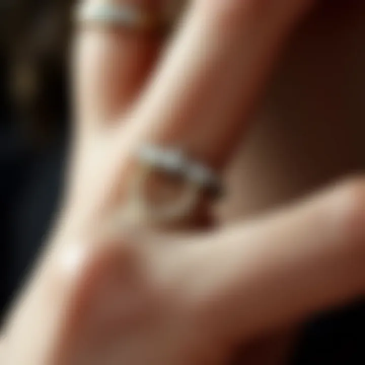 Elegant septum ring design in various materials