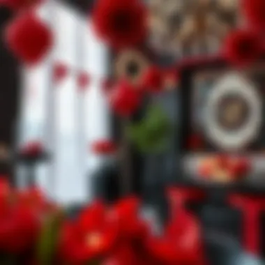 Creative Approaches to Red and Black Party Decorations Summary