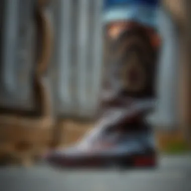 Cowgirl Boots with Denim Stylish outfit featuring tall cowgirl boots with denim