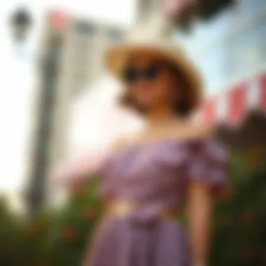 Styling the 1950s Off-the-Shoulder Dress for Today Guide to styling the off-the-shoulder dress for various occasions, featuring accessories and complementary pieces.