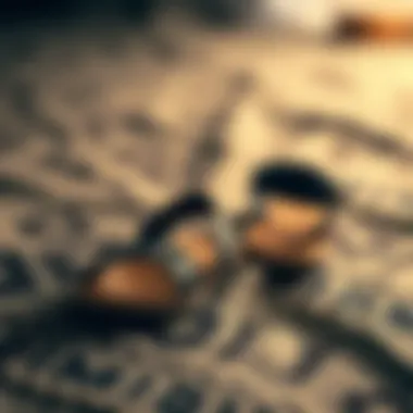 Sustainable Materials for Black Sandals Sustainable materials used in black single strap sandals