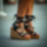 Exploring Black Wedge Gladiator Sandals: A Fashion Statement Introduction