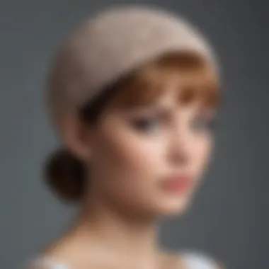 Fashion-forward individual demonstrating the versatility of crochet wig caps in a styling session