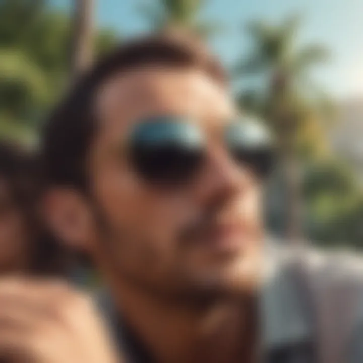 Durable sunglasses for outdoor bachelor party events