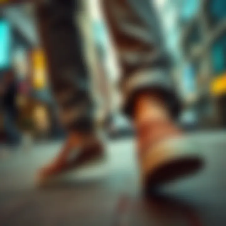 Urban Style: Mackenzie Snow Slip-Ons in Action Mackenzie Snow Slip-Ons worn in a fashionable urban setting