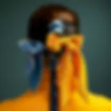 Stylish ponytail ties showcasing various materials