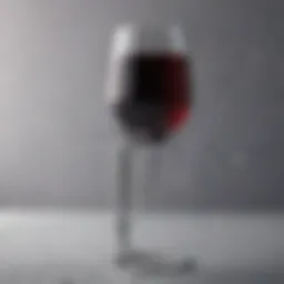 Elegant metal wine glass holder showcasing modern design