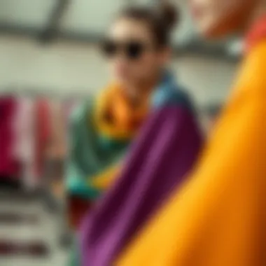 Fashionable Milk Silk Creations Fashionable garments made from milk silk fabric in vibrant colors