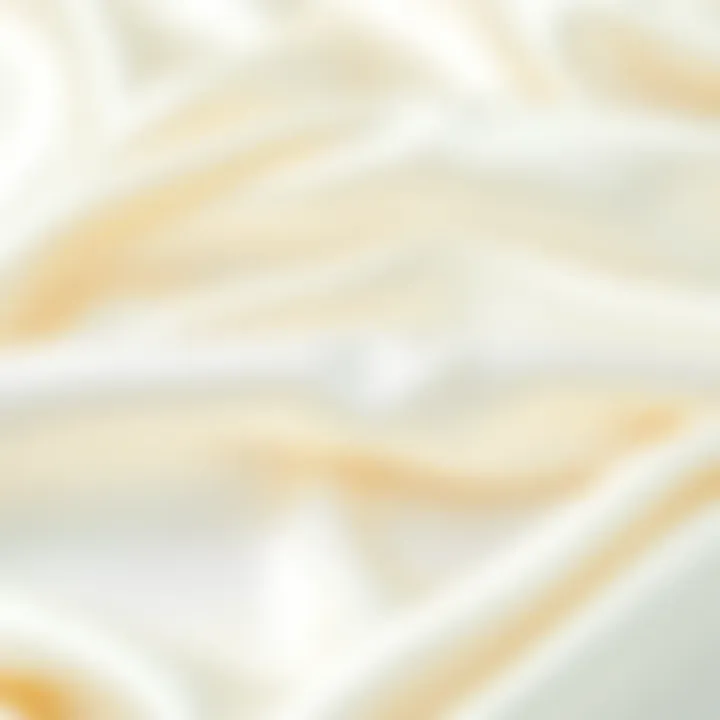 The Luxurious Texture of Milk Silk Luxurious texture of milk silk fabric showcasing its sheen