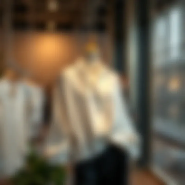 Sustainable Fashion with Milk Silk Sustainable fashion display featuring milk silk apparel