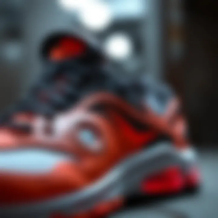 Intricate Design of Nike Air Max Torch 4 Close-up of Nike Air Max Torch 4 sneaker showcasing its unique design elements