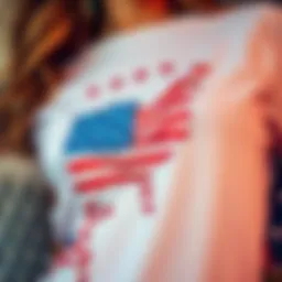 Vibrant patriotic iron-on transfer showcasing American symbols