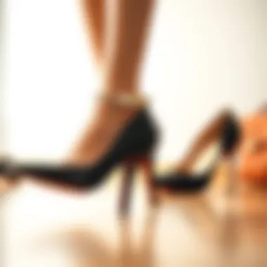 Stylish Size 13 Pumps with Accessories Stylish size 13 pumps paired with modern accessories