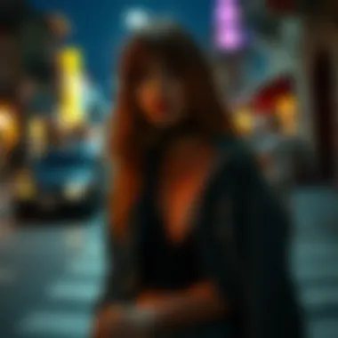 Everyday Fashion with Sparkly Fishnets Casual everyday look incorporating sparkly fishnets for a trendy flair