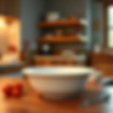 Innovative Stretchable Bowl Covers Innovative stretchable bowl covers in a modern kitchen setting