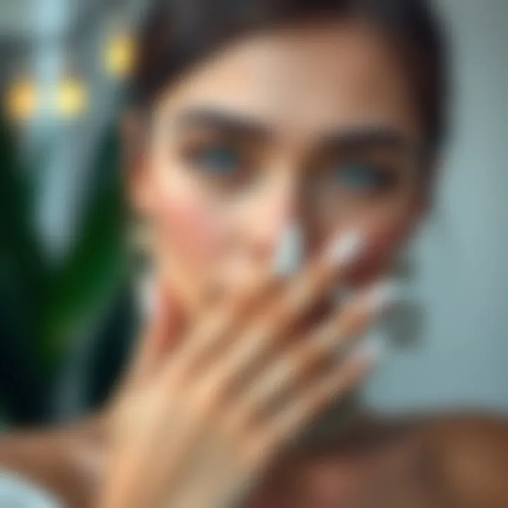 Notable Exploring the Aesthetic and Application of White Butterfly Nail Stickers