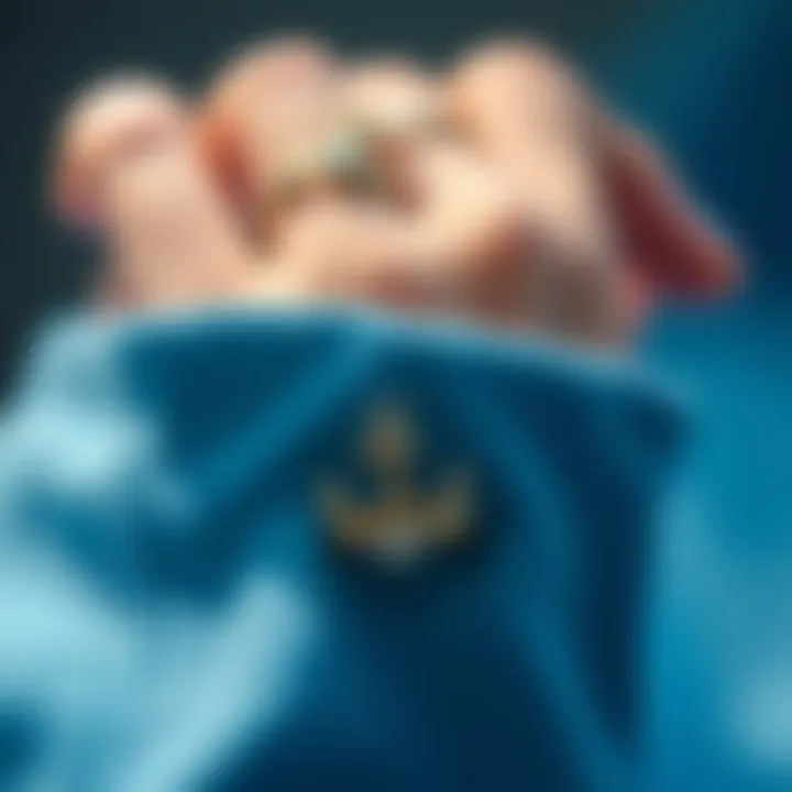 Contemporary Styling of Anchor Rings Contemporary fashion styling with anchor rings