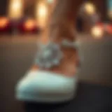 Elegant clip-on embellishments for footwear