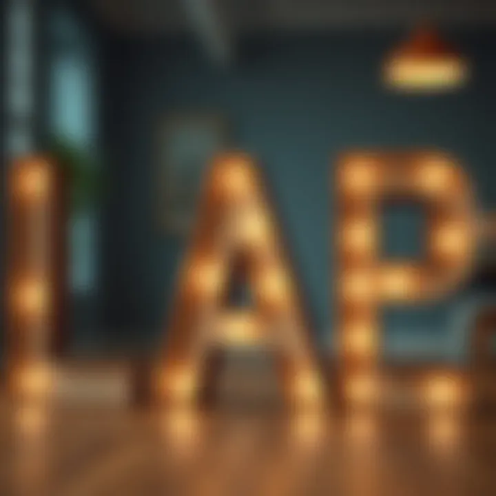 Exploring the Art and Functionality of Large Wood Letter Cutouts Summary