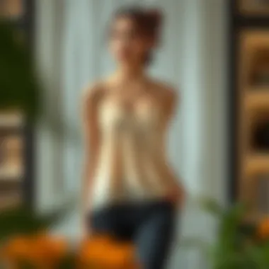 Styling the Champagne Camisole: Chic Pairing Ideas Chic outfit pairings featuring a champagne camisole