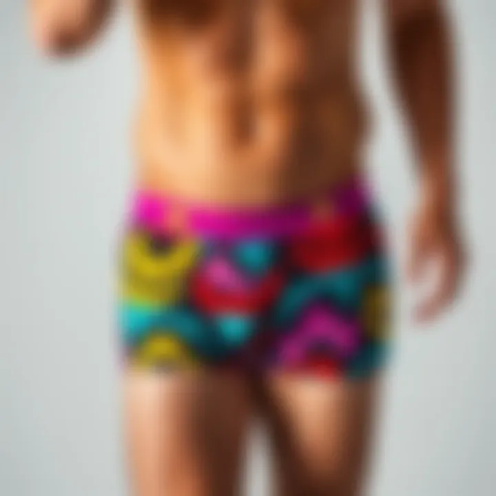 Boxers featuring bold, colorful patterns that express individuality