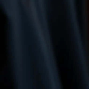 Fabric Textures of Long Black Tops Close-up of fabric textures used in long black tops