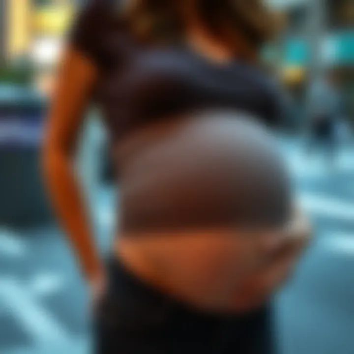 Benefits of wearing a maternity tummy sleeve illustrated