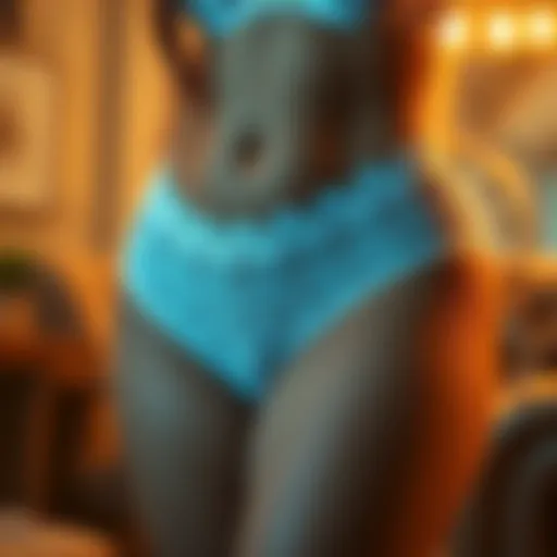 Elegant plus size thong shaper showcasing intricate lace details