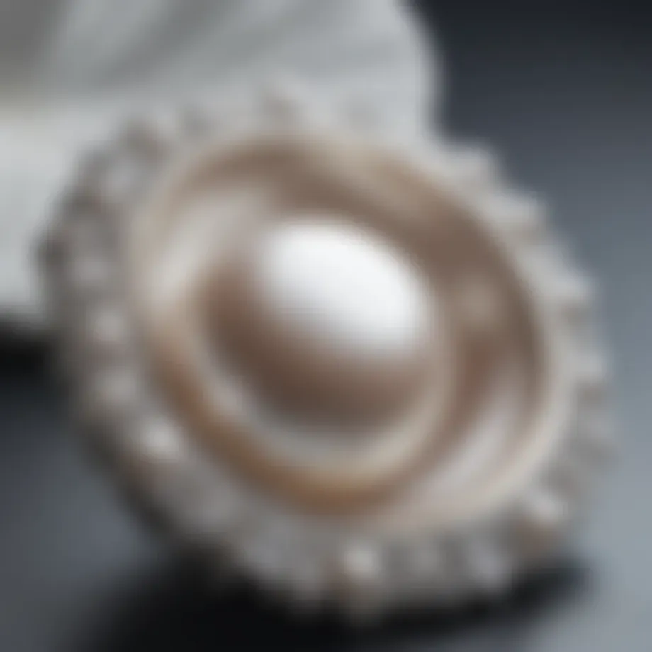 Exquisite hole-free pearl jewelry showcasing elegance and sophistication