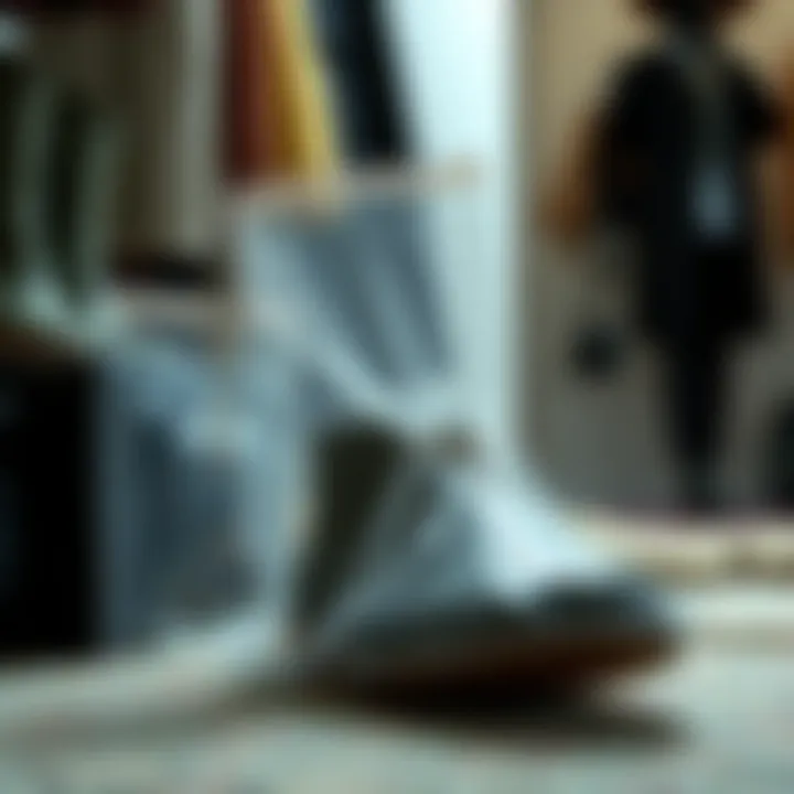 Shoe Dryer Bags in Fashion Maintenance Shoe dryer bags in a stylish wardrobe setting