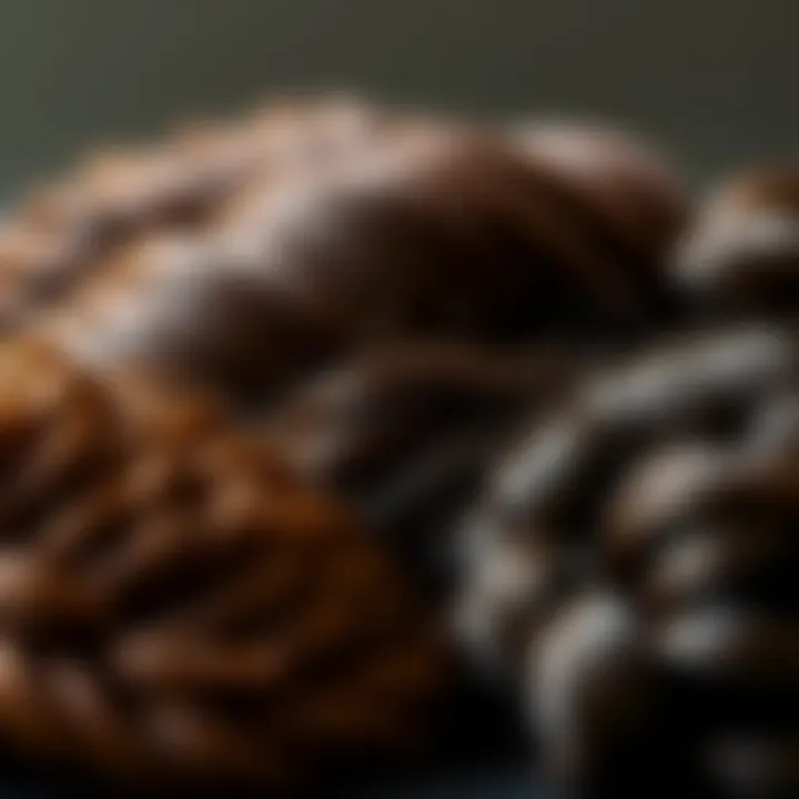 Close-up of various wiglet textures emphasizing care and maintenance.