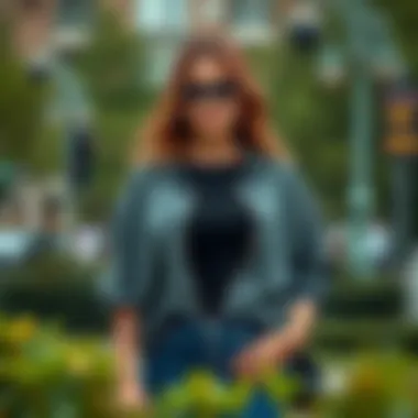 Stylish layering with XL tops for diverse outfits