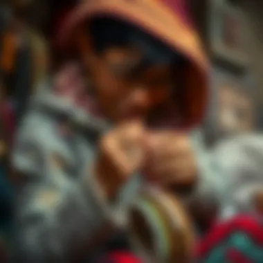 Mastering Bracelet Stringing Techniques Artisan showcasing intricate stringing technique for bracelets