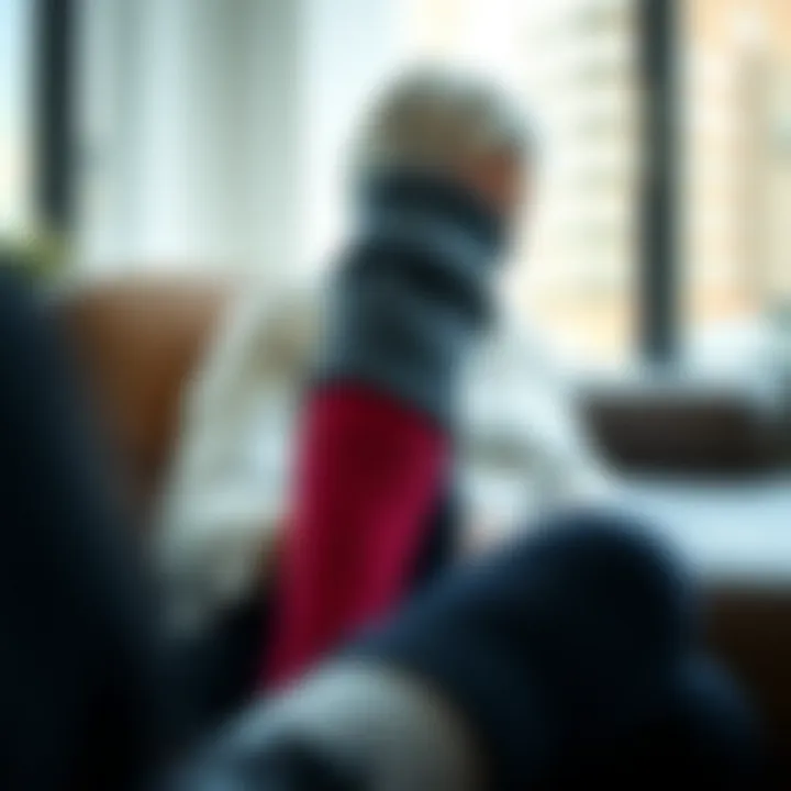 Stylish knee warmers for seniors