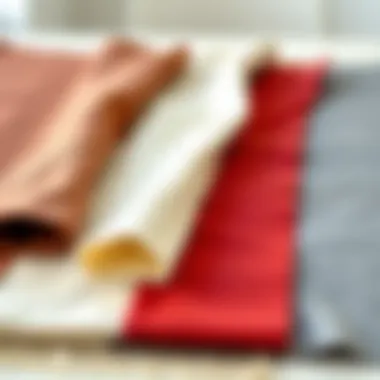 Diverse Materials for Long Placemats Variety of materials used for long placemats displayed together