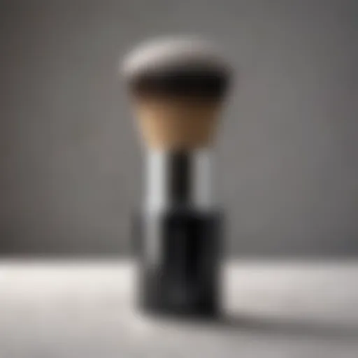 A stylish travel makeup brush holder